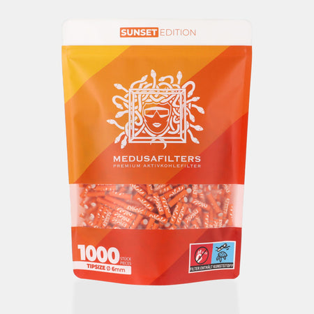1000er Packung Aktivkohlefilter SUNSET Edition image