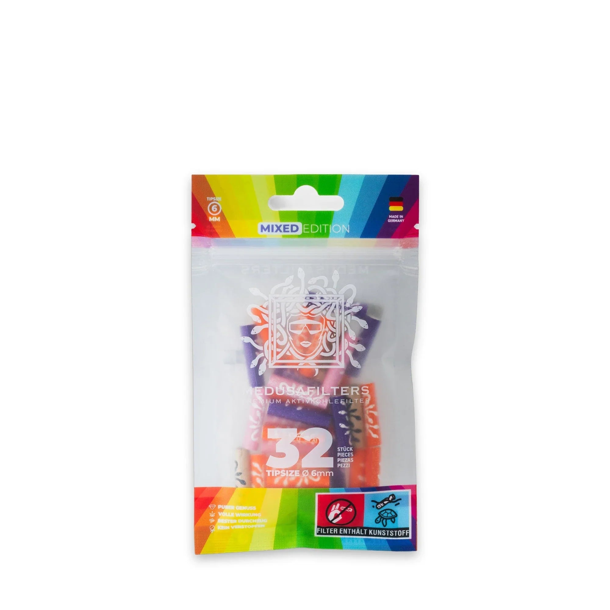 32er Packung Aktivkohlefilter MIXED Edition – Vier Editionen in einer Packung