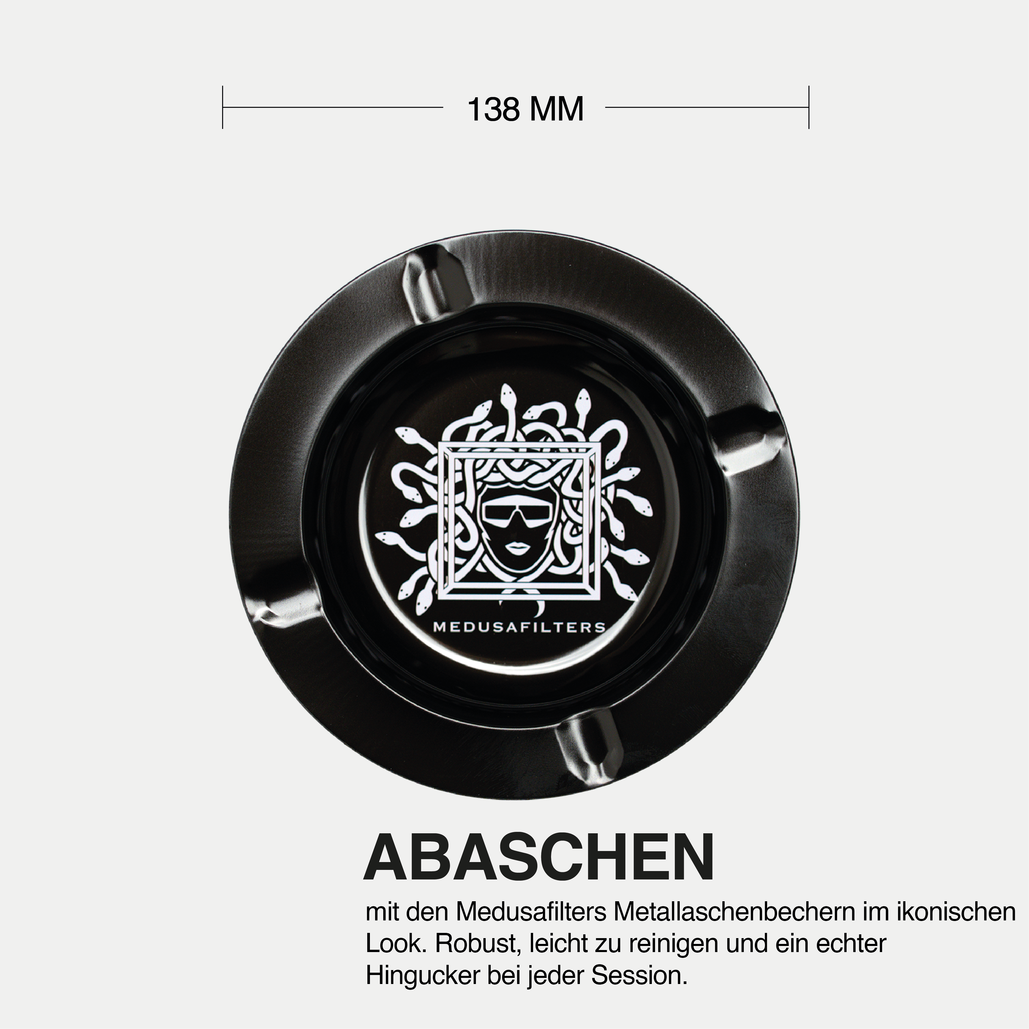 Medusafilters Aschenbecher