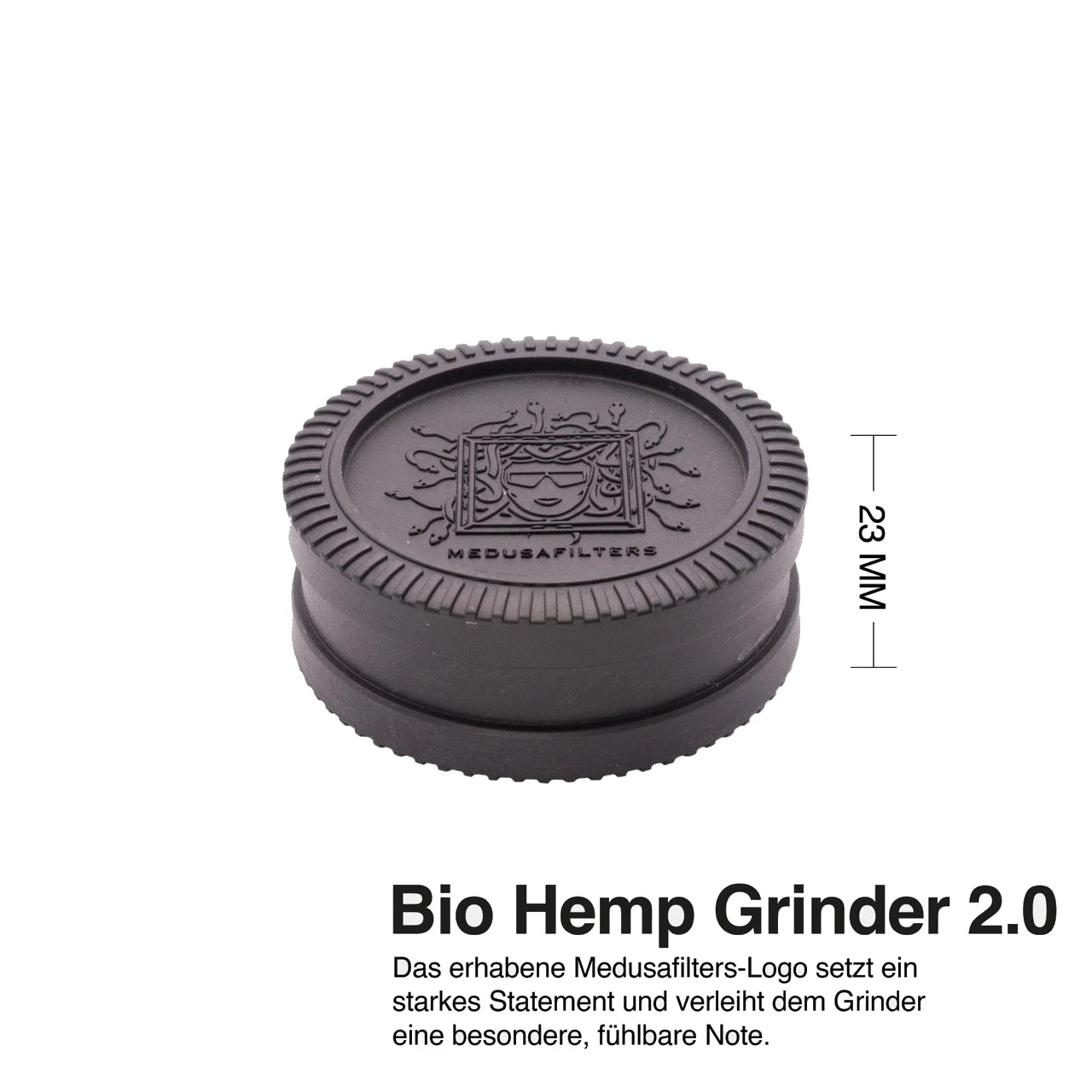 Medusafilters Bio-Hemp Grinder Black – Detail