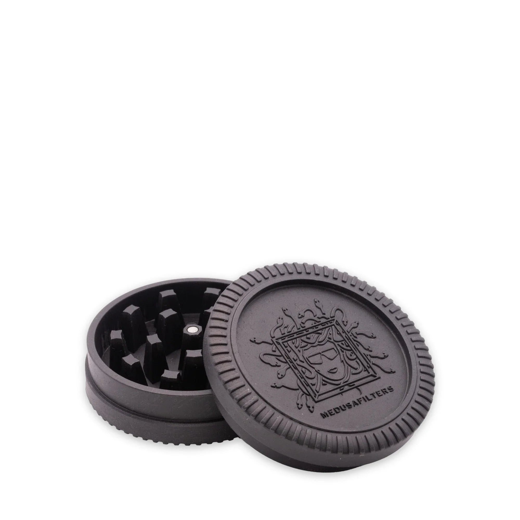 Medusafilters Bio-Hemp Grinder 2.0 Black – nachhaltiger Grinder aus Bio-Kunststoff