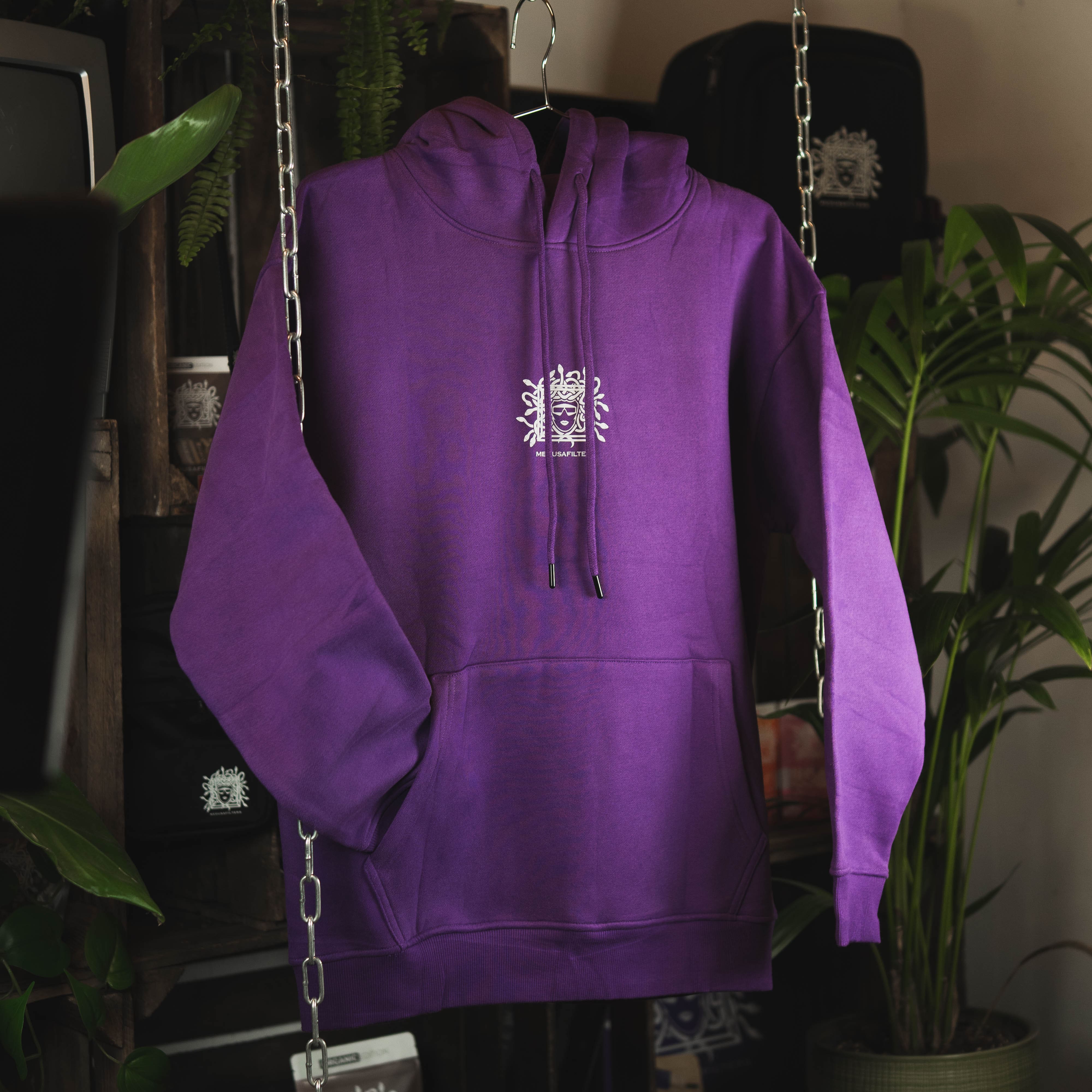 Medusafilters® Hoodie mit Backprint - VIOLET