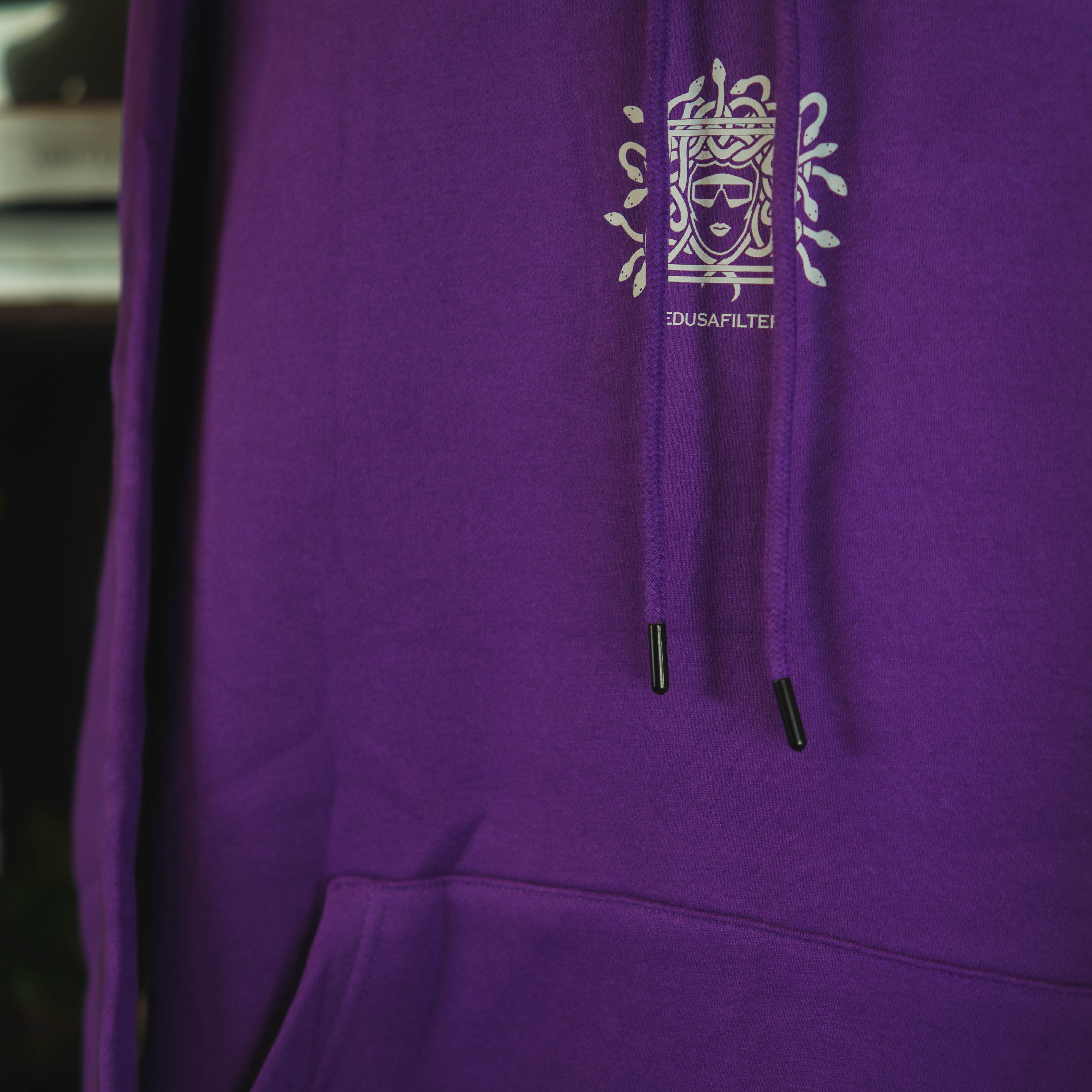 Medusafilters® Hoodie mit Backprint - VIOLET
