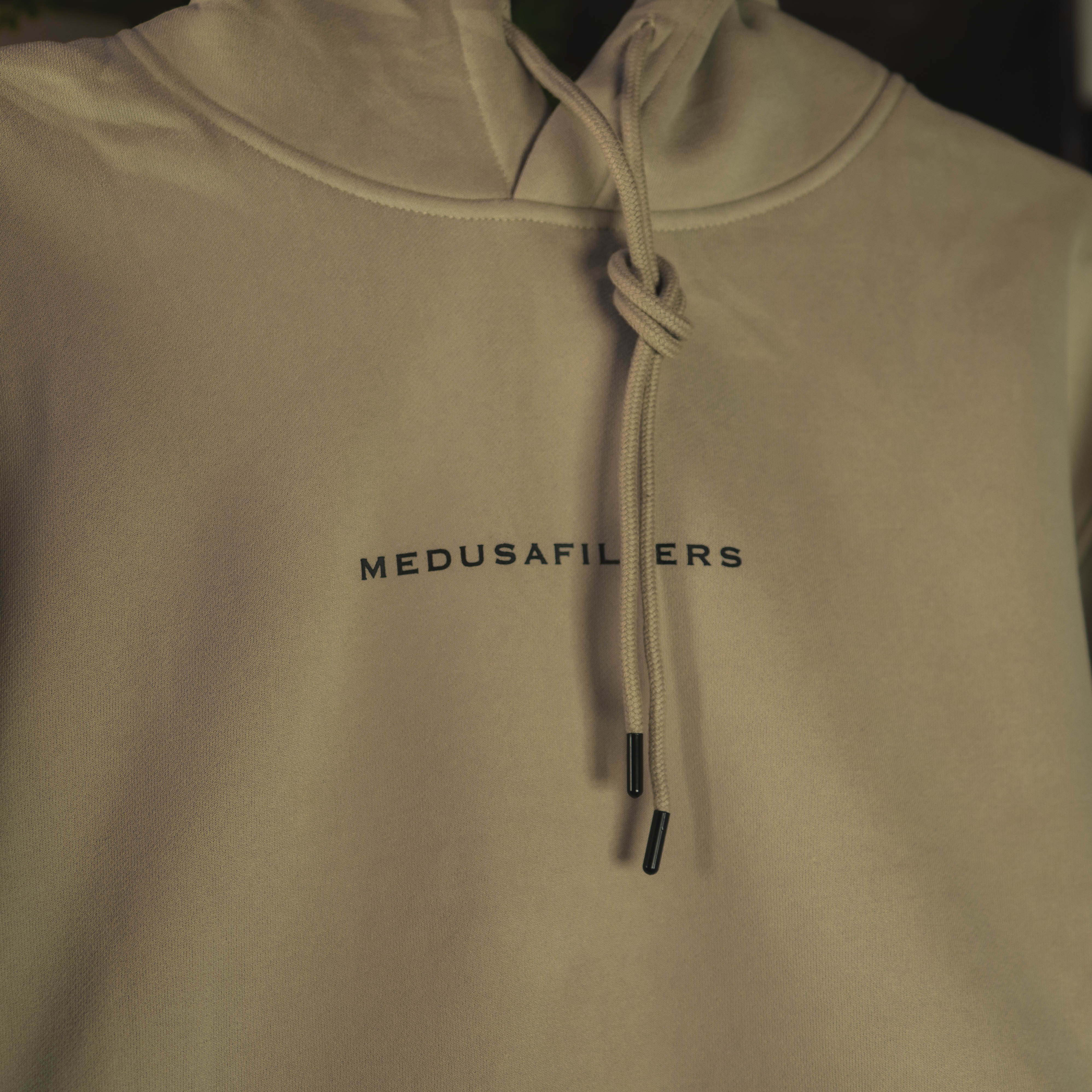 Medusafilters® Hoodie mit Backprint - BEIGE