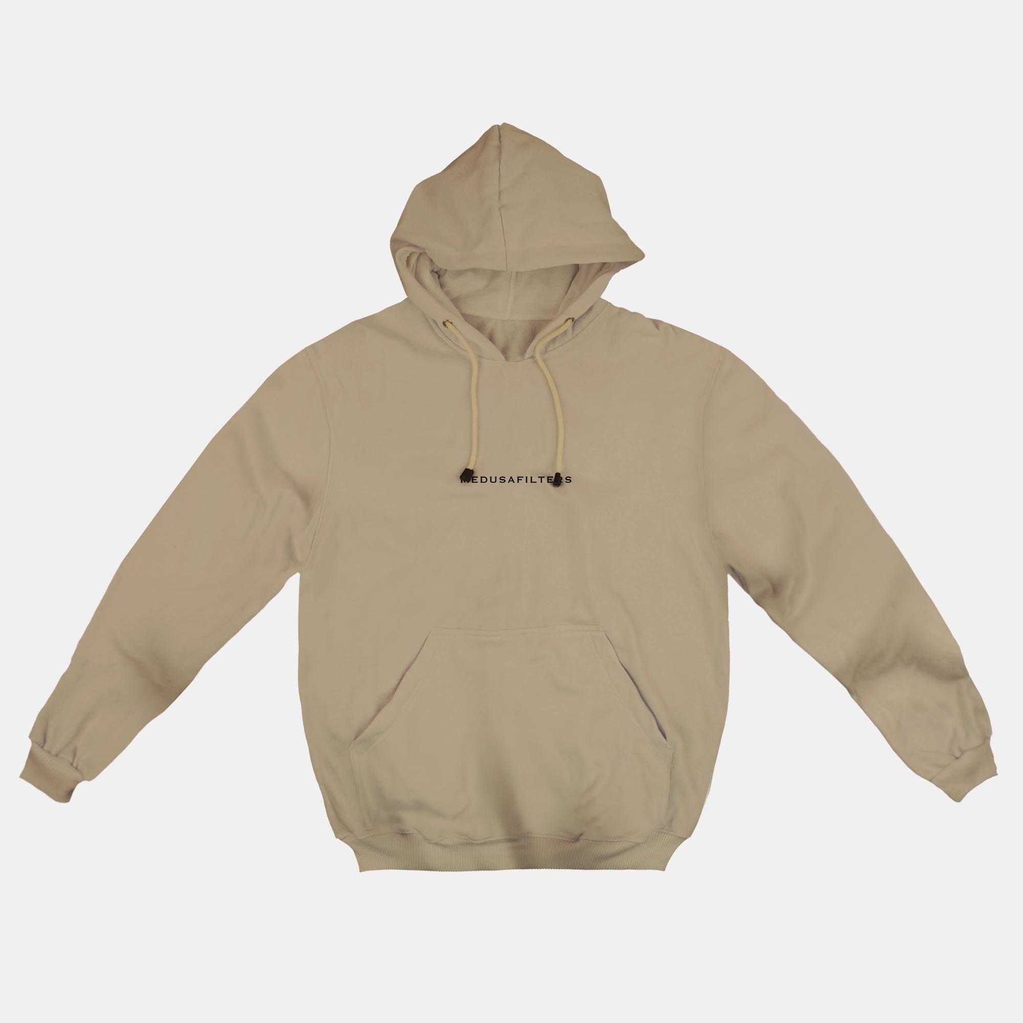Medusafilters® Hoodie mit Backprint - BEIGE