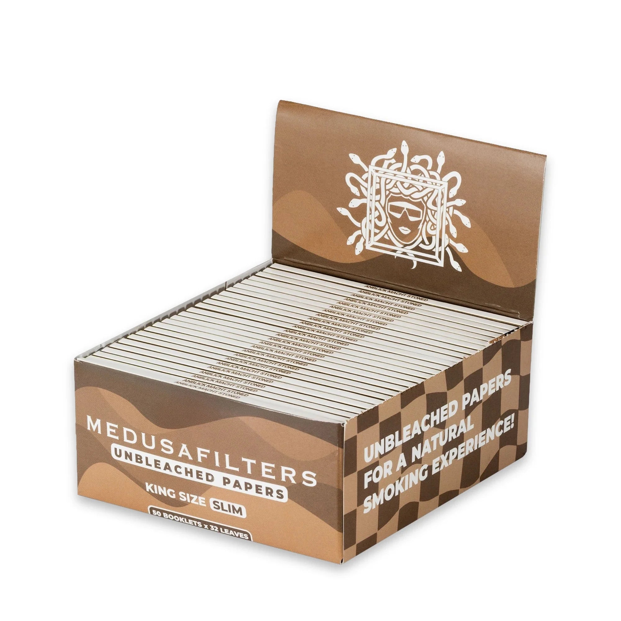 Medusafilters Longpapers King Size Slim Unbleached – 50er Display