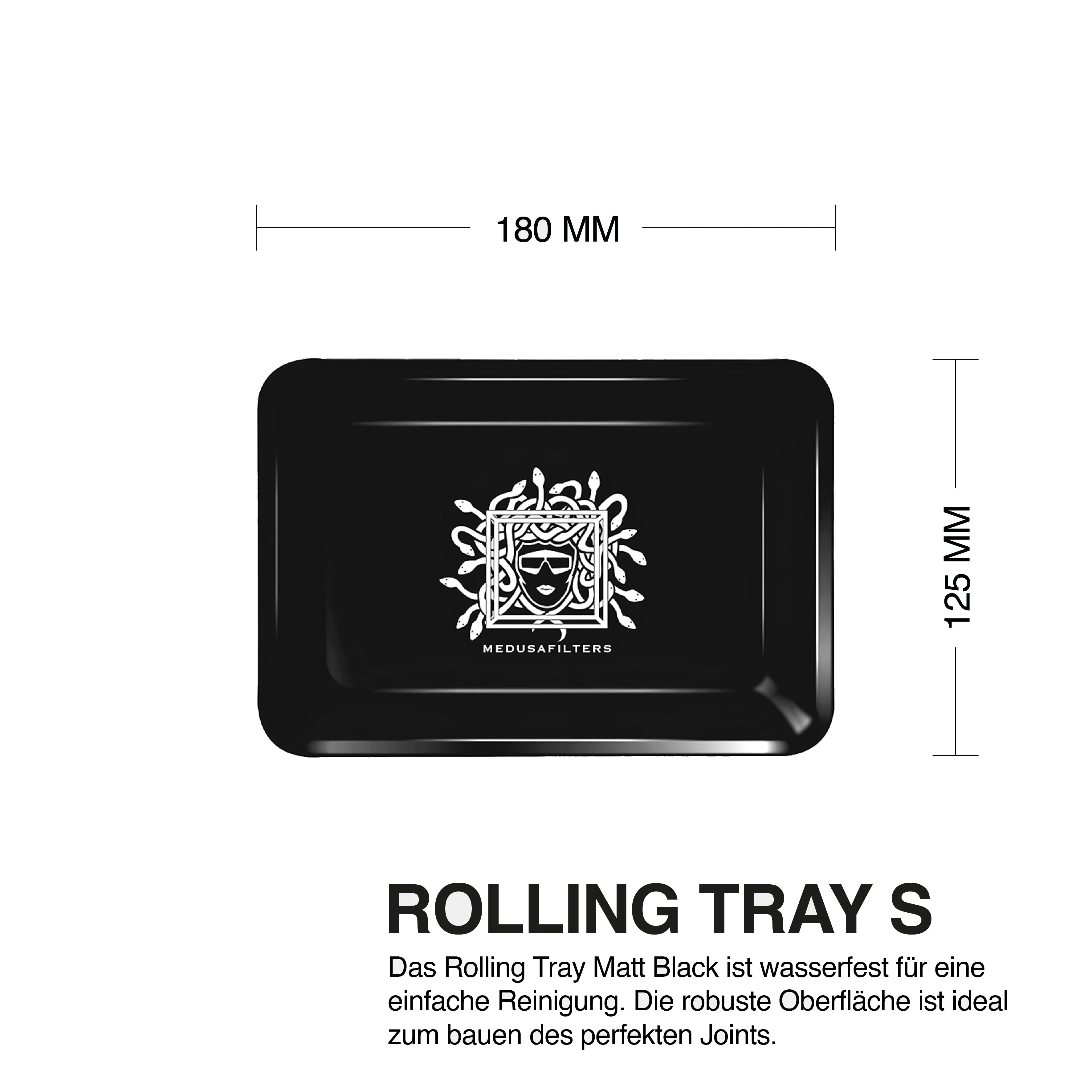 Medusafilters Rolling Tray Black – Maße