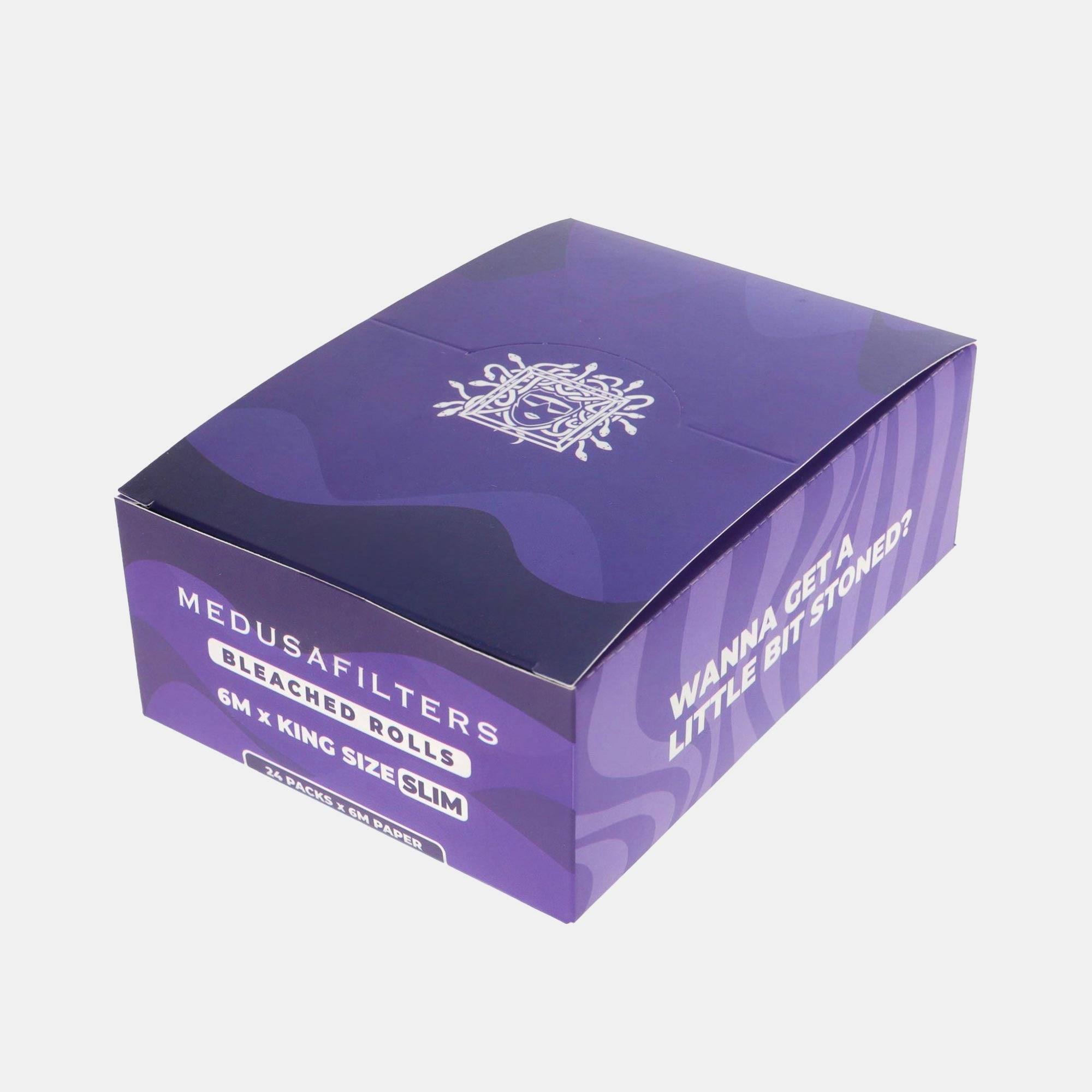 Medusafilters 5 m Endless Rolls King Size Slim BLEACHED / gebleicht - Display geschlossen