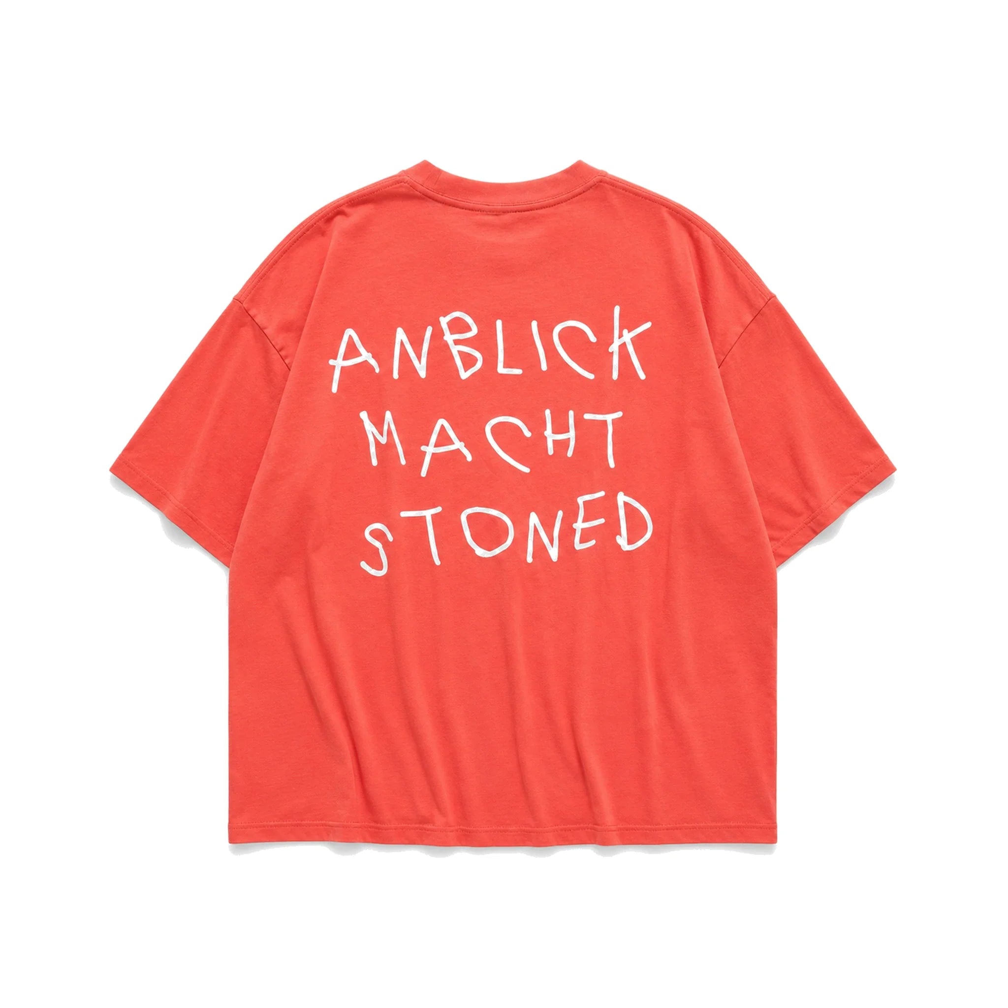 Medusafilters® T-Shirt mit Backprint - ORANGE – Heavy Cotton: 220 Gramm pro Quadratmeter