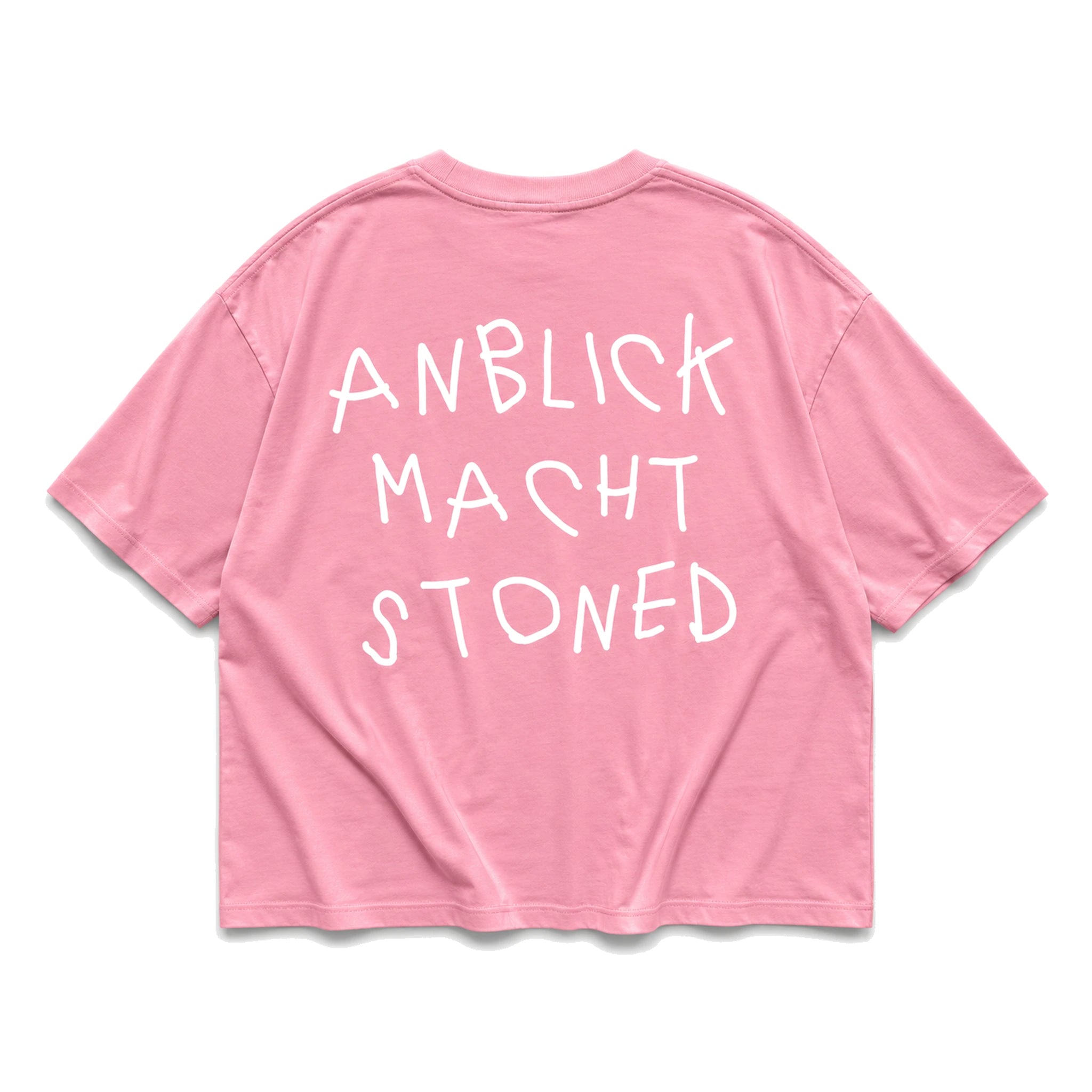 Medusafilters T-Shirt ROSÉ Rückseite Print Anblick macht stoned