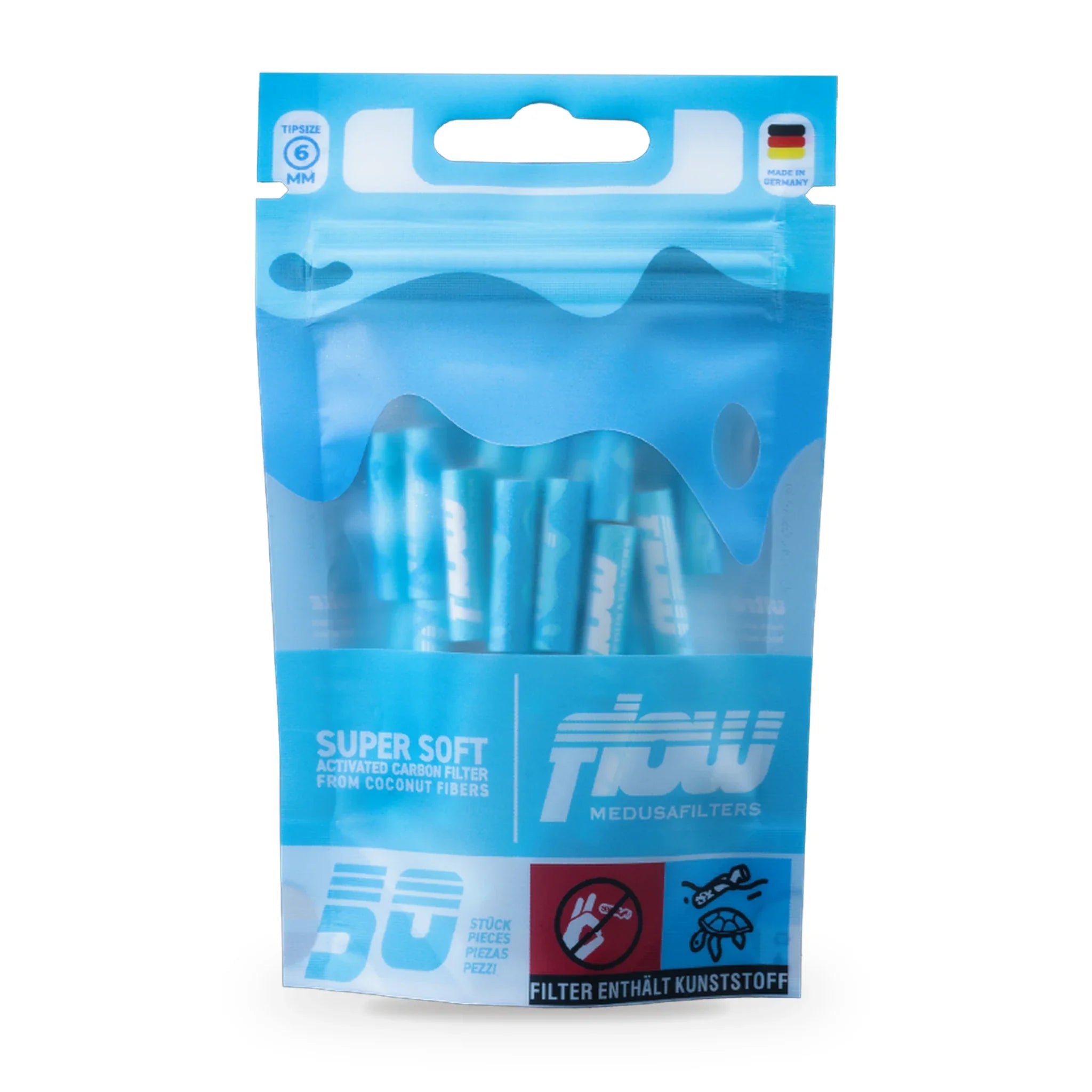 FLOW by Medusafilters® Aktivkohlefilter 6 mm – Ziehen fast ohne Widerstand