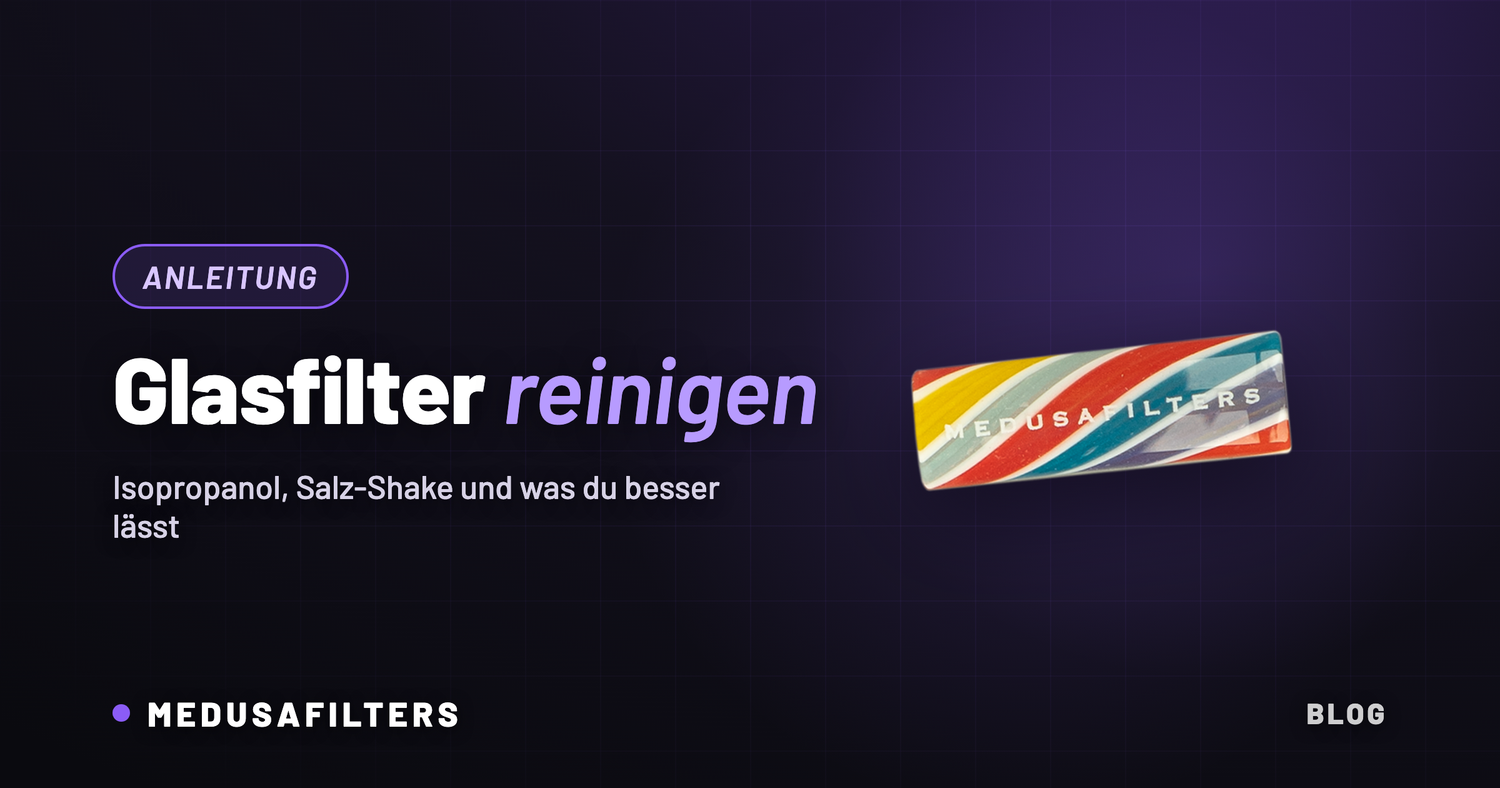 Twisted Glasfilter von Medusafilters in MIXED – Glasfilter reinigen und wiederverwenden