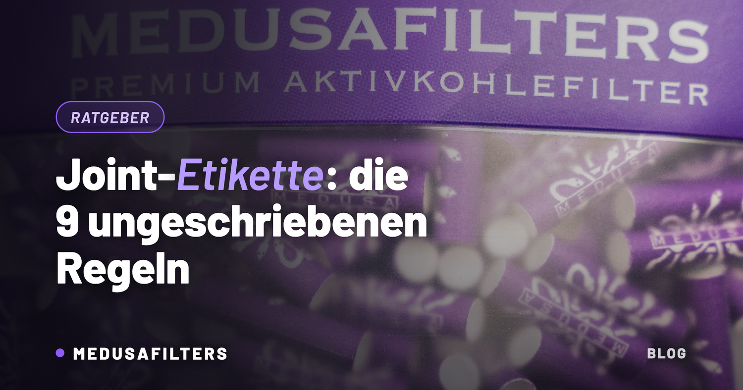 Joint-Etikette: Medusafilters Packung mit 6-mm-Aktivkohlefiltern