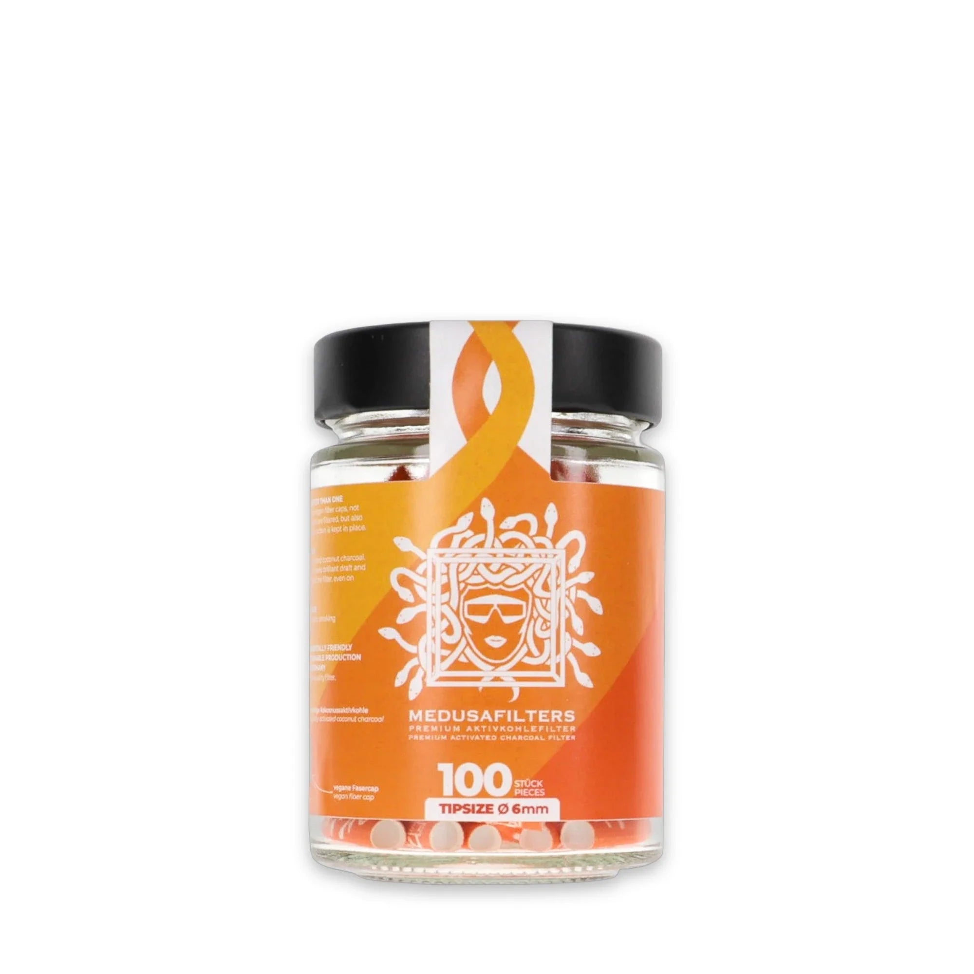 Medusafilters Aktivkohlefilter Glas 100er Sunset