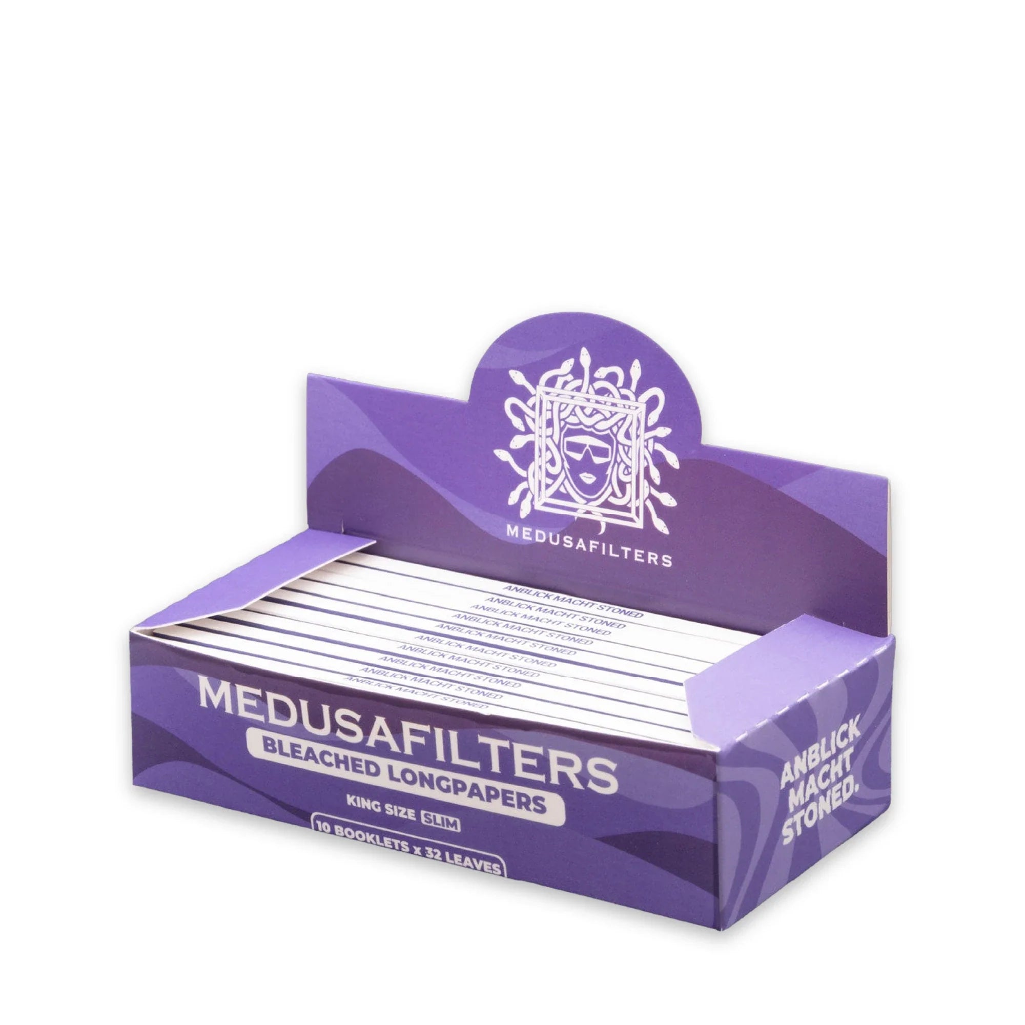 Medusafilters Longpapers King Size Slim Bleached – 10er Set