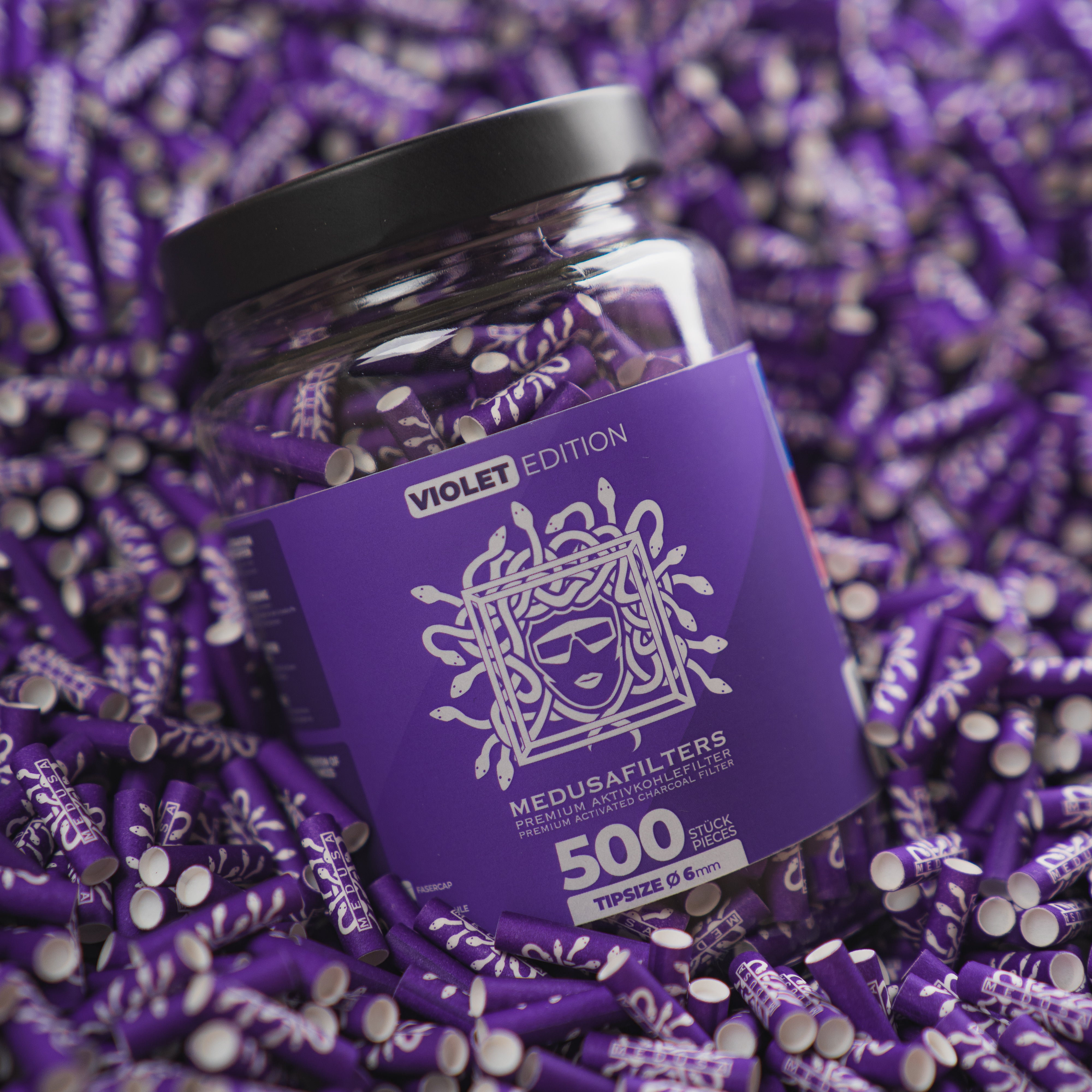 500er Glas VIOLET Edition - Medusafilters