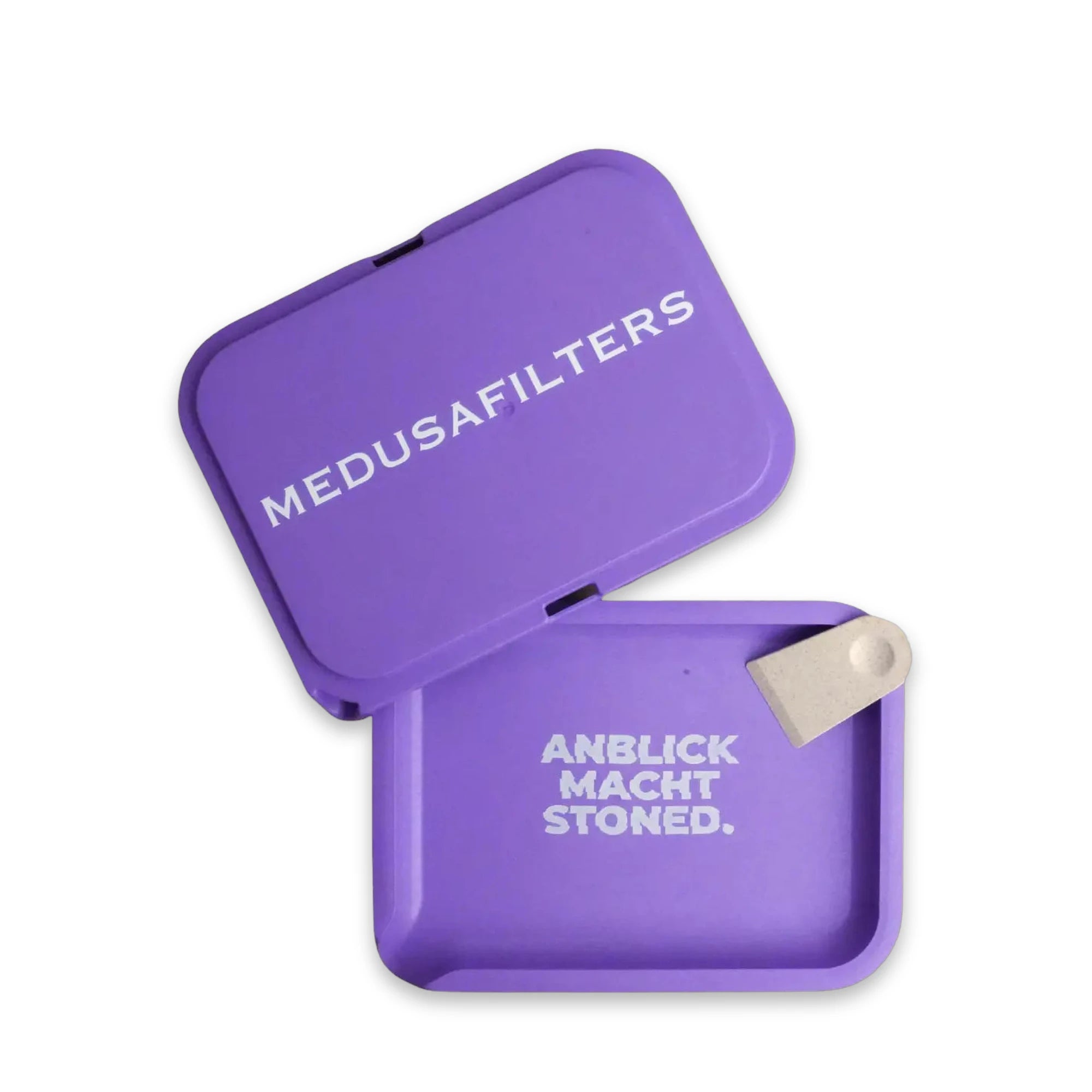 Medusafilters Rolling Tray aus Hanffaser Violet – mit Deckel