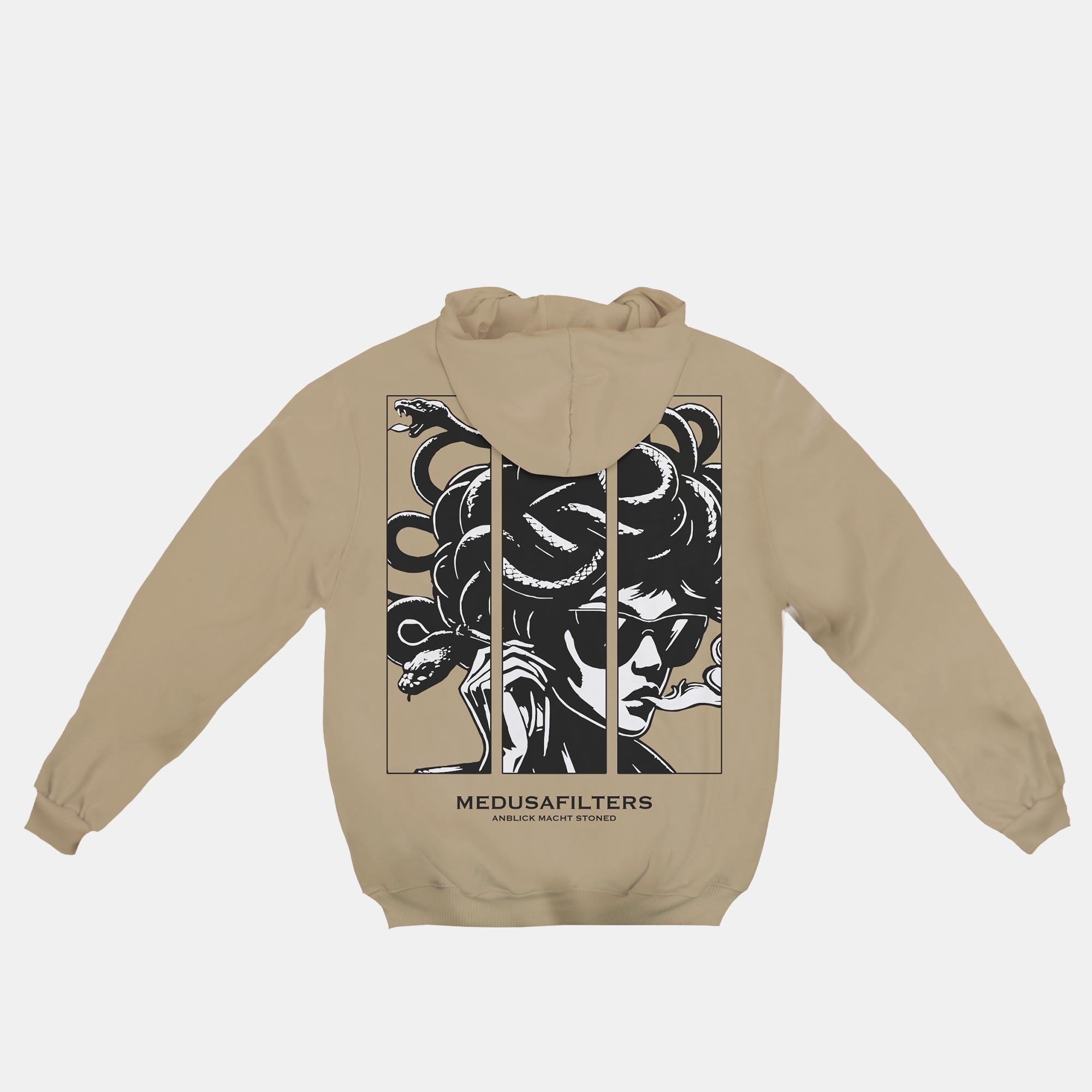 Medusafilters Hoodie mit Backprint - BEIGE