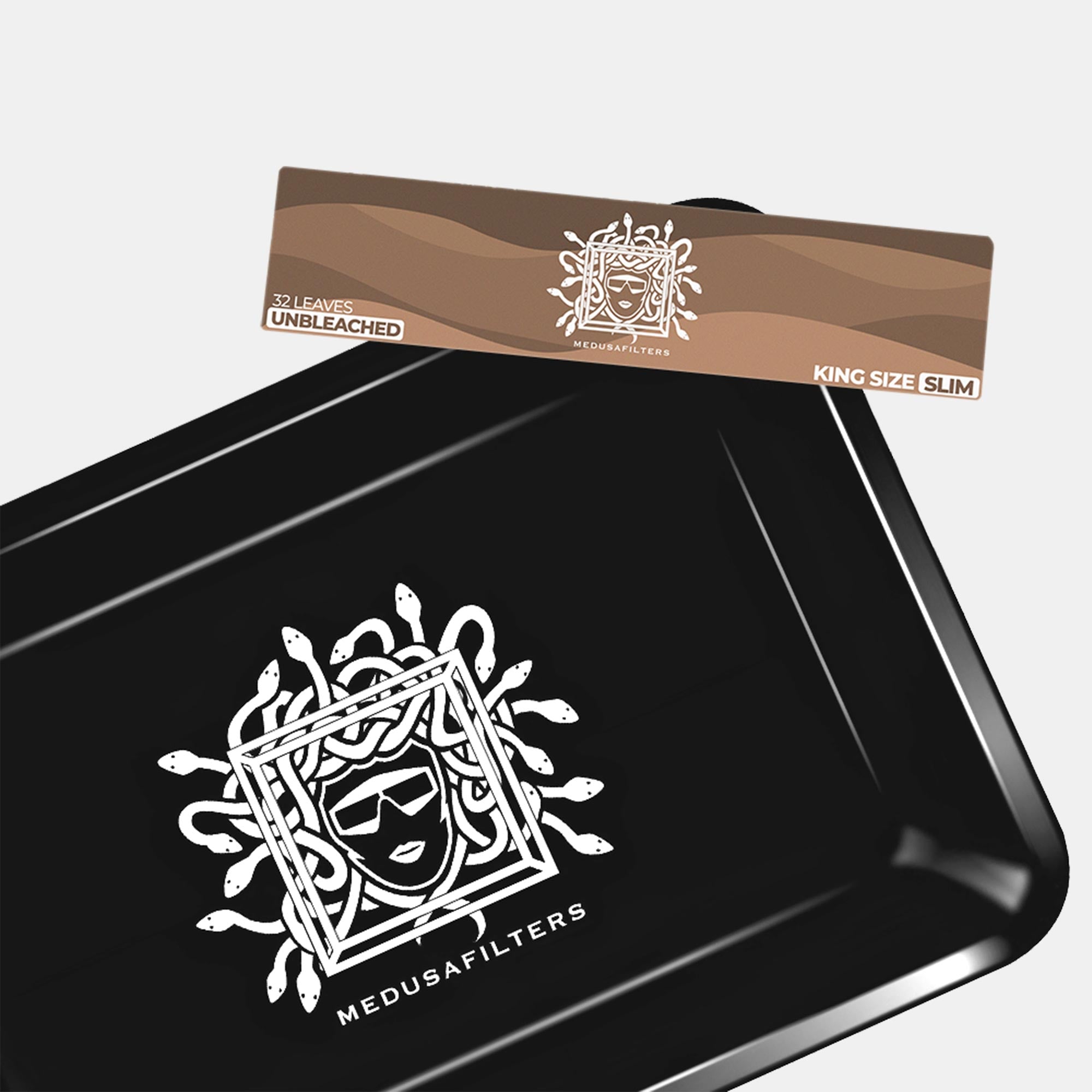 Medusafilters Rolling Tray BLACK - von oben