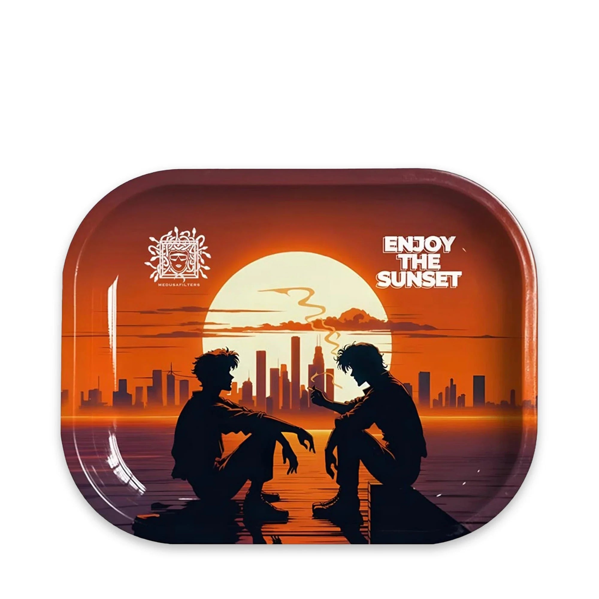 Medusafilters Rolling Tray aus Metall Sunset