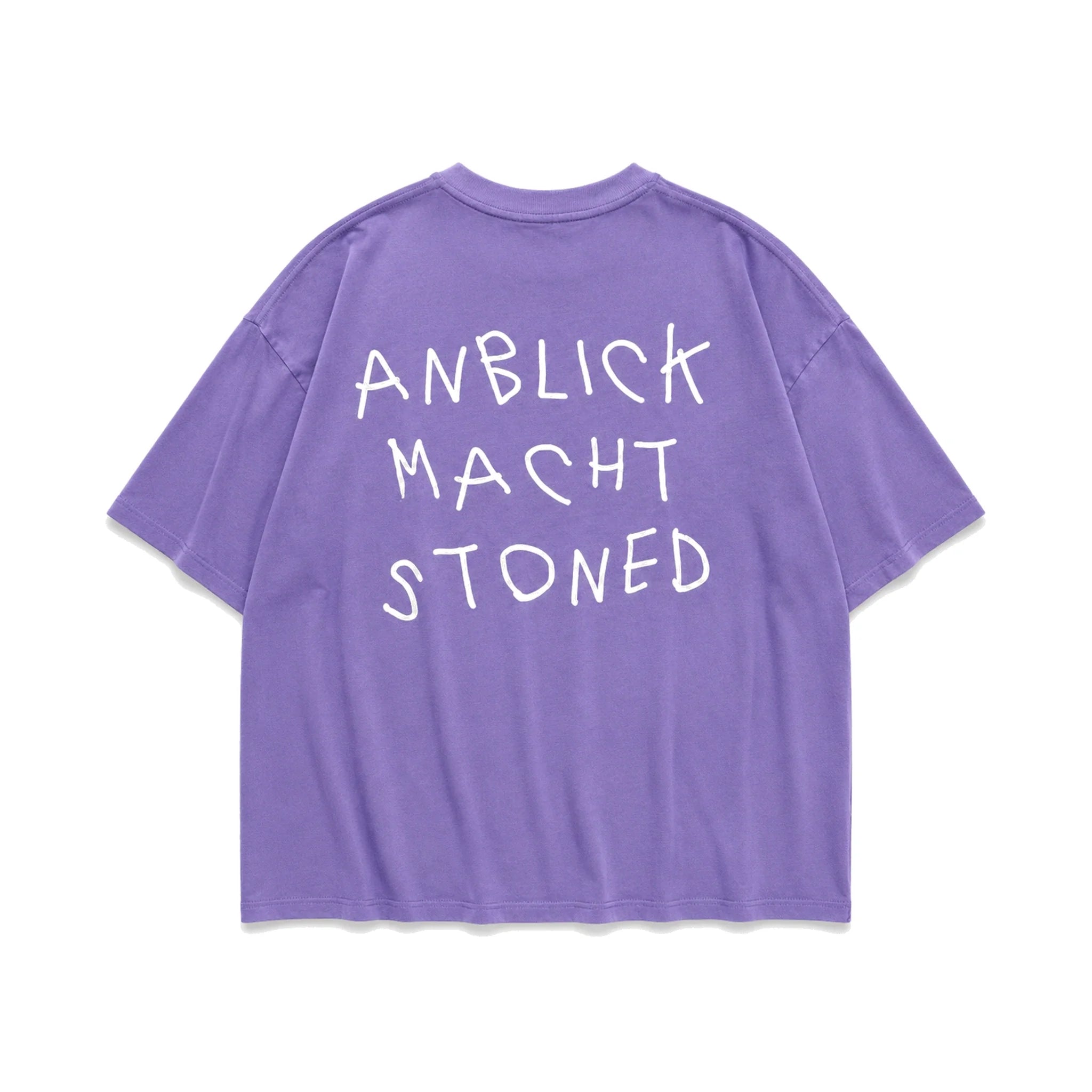Medusafilters® T-Shirt mit Backprint - VIOLET – 220 GSM: Baumwolle mit echtem Gewicht