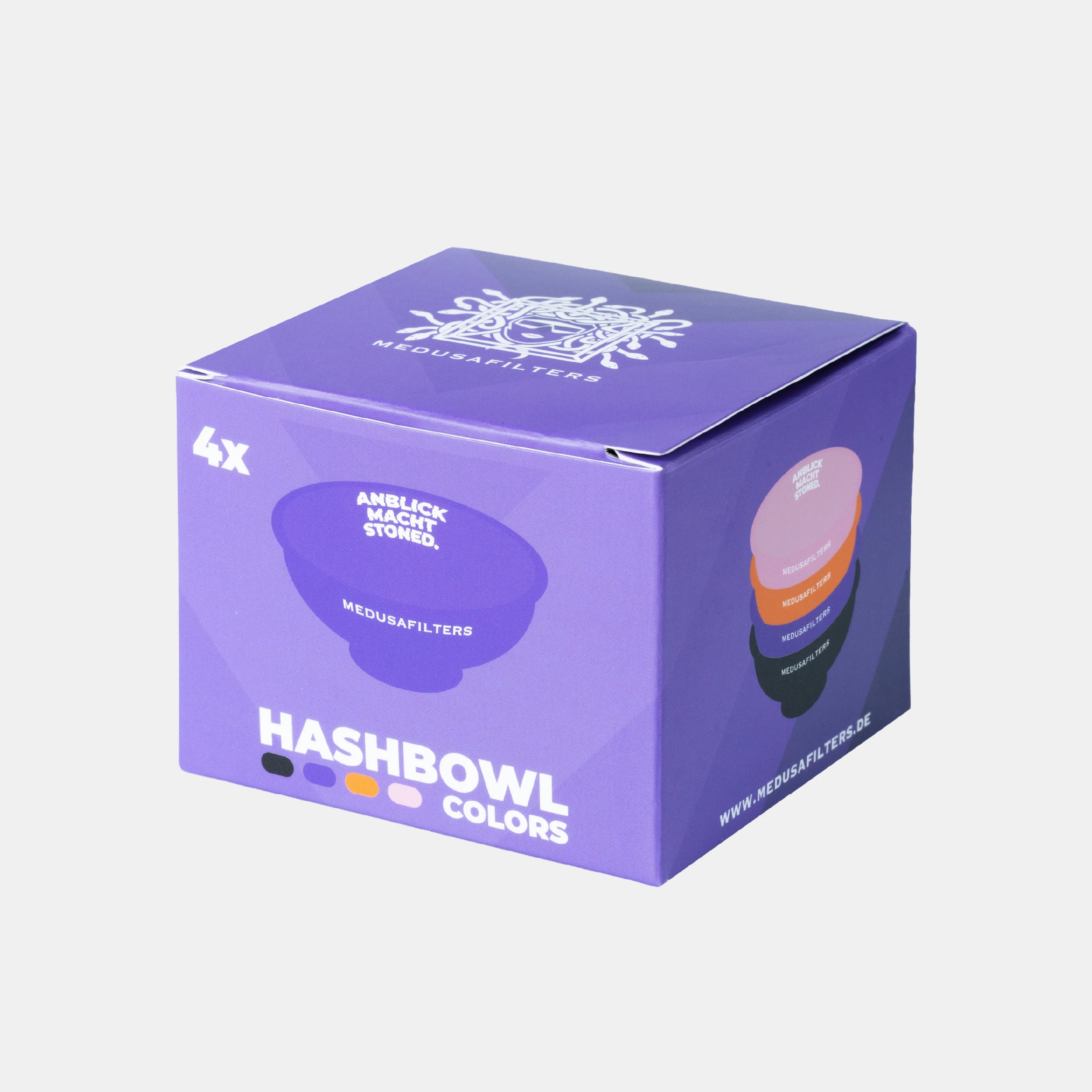 4er Set Hashbowl – Silikon Mischschale (Ø 70 mm)