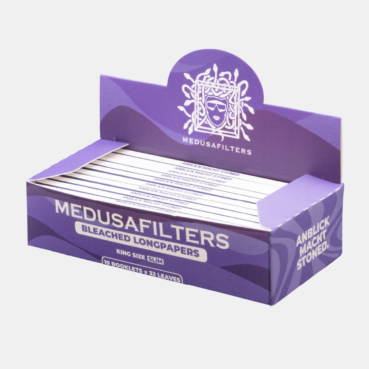 10er Longpapers Bleached