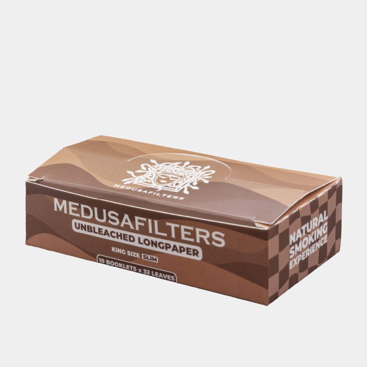 10er Longpapers Unbleached