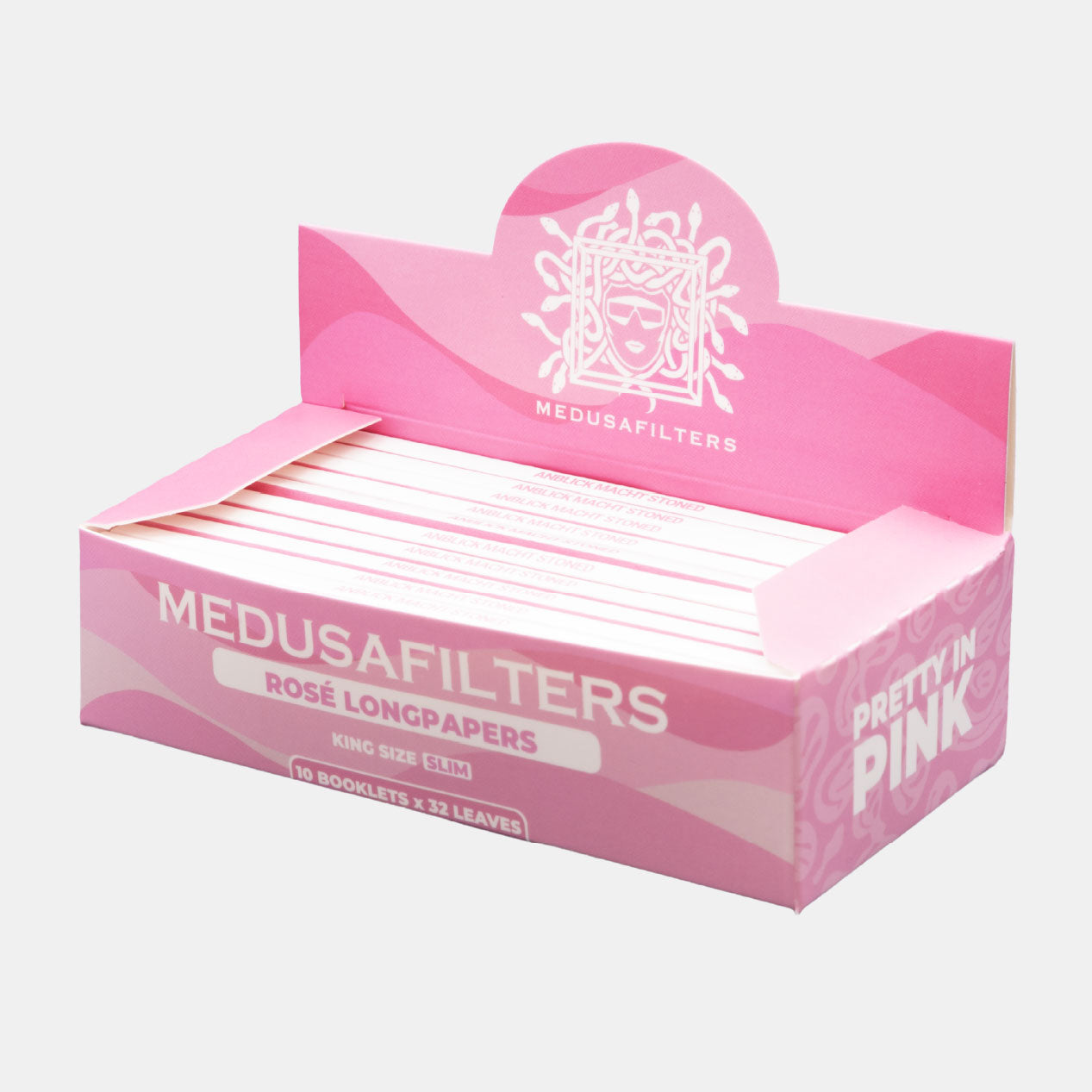 10er Longpapers Rosé