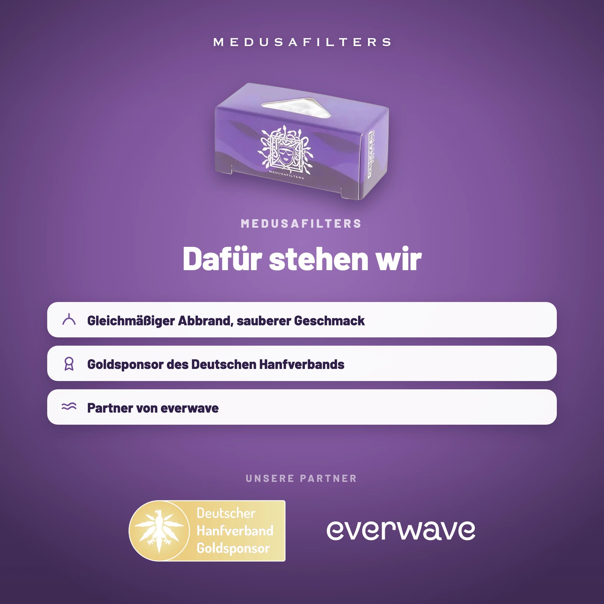 Medusafilters Endless Rolls 6 m VIOLET – 1 Roll – Marke und Partner