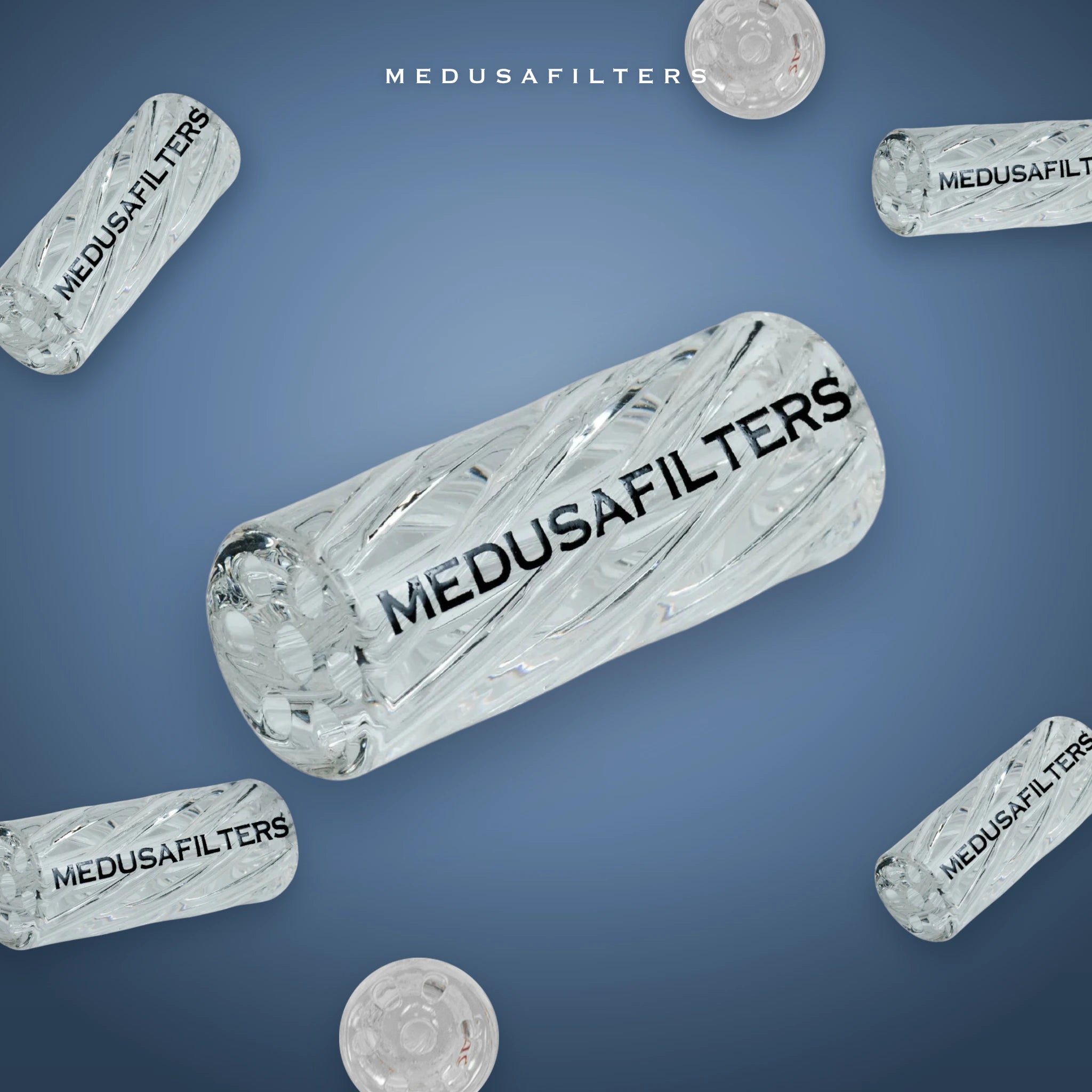 Medusafilters Twisted Glasfilter 12 mm TRANSPARENT – Glasfilter im Überblick
