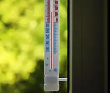 temperatur draußen thermometer